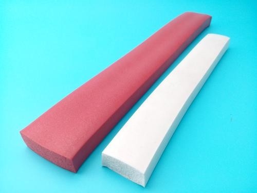 Heat Resistant Silicone Sponge Strip Tensile Strength 7-10 , Temperature -50℃ To 200℃
