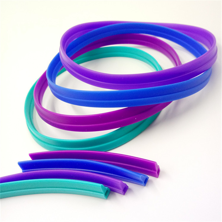 Extruded 70A Hardness Silicone Seal Rings Anti Aging